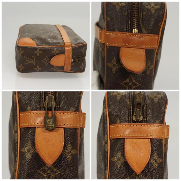 LOUIS VUITTON Monogram Compiegne 28 Clutch Bag M51845 LV Auth 119755 - Picture 16 of 16